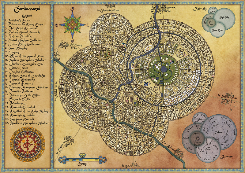 Illustration for article titled Beautiful Maps Of Fake Places